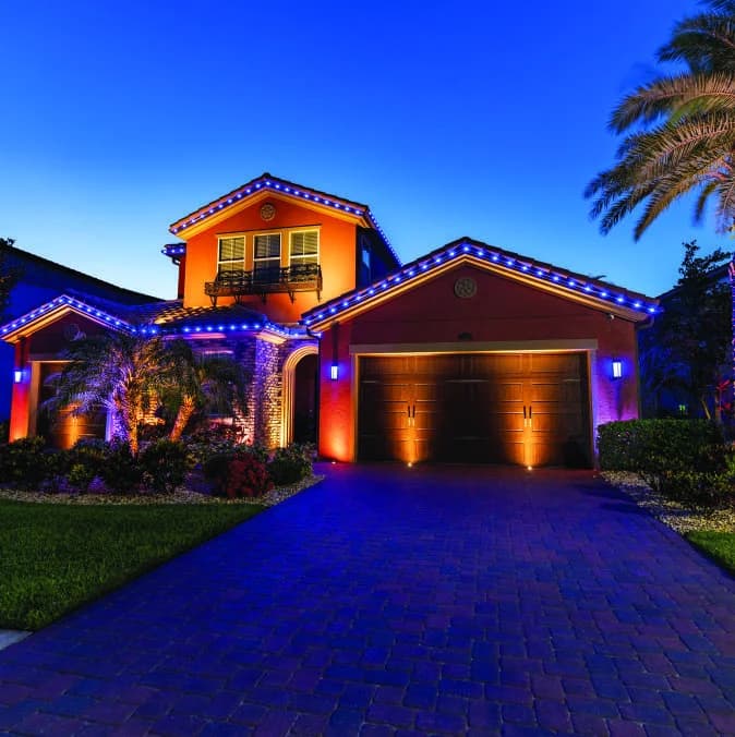 Permanent Roofline Lighting